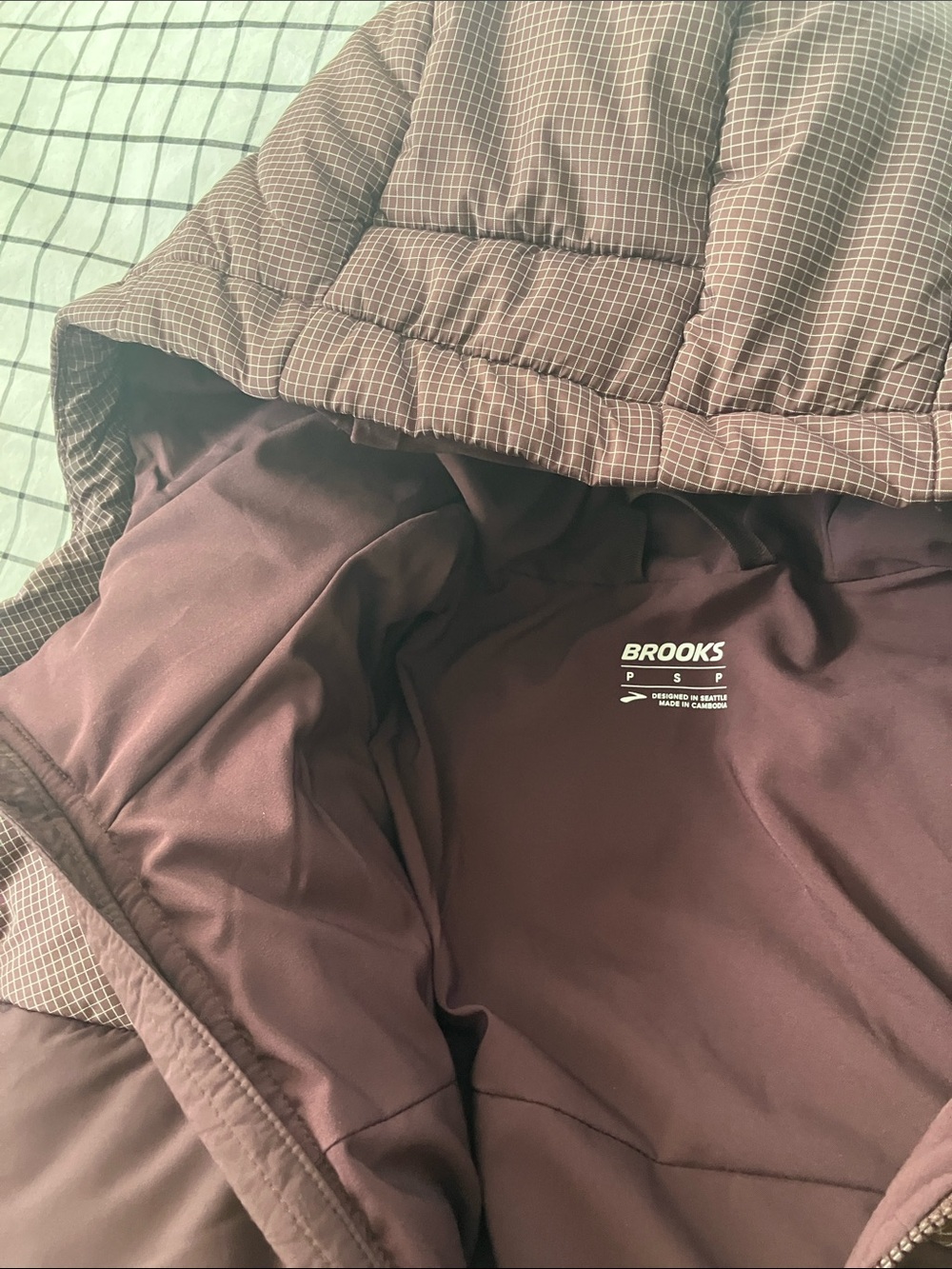 NWOT BROOKS PUFFY JACKET - Picture 5 of 9